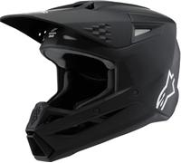 Alpinestars SM3 Solid Casque de Motocross pour Jeunes, Noir Mat, Y/L (52/53)