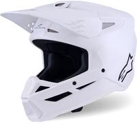 Alpinestars SM3 Solid, casque de motocross XXL Blanc Blanc