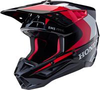 Alpinestars SM5 Honda Casque de motocross, noir/rouge, Taille XXL (63/64)