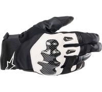 Alpinestars SMX-1 Drystar® Gants de moto imperméables, Noir/Blanc, Taille M