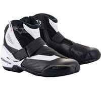 Alpinestars SMX-1 R V2 Vented, bottes courtes perforées 50 EU Noir/Blanc Noir/Blanc
