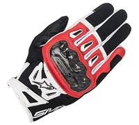 Alpinestars SMX-2 AIR Carbon V2 Performance Leather Gloves Black/Red/White Small