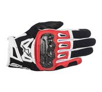 Alpinestars SMX 2 Air Carbon V2, gants S Noir/Rouge/Blanc Noir/Rouge/Blanc