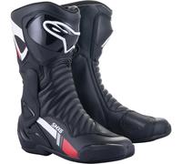 Alpinestars SMX-6 V2 2023 Bottes de moto, Noir/Blanc/Gris, Taille 42