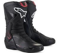 Alpinestars SMX-6 V3 Bottes de moto, Noir/Rouge/Blanc, Taille 45