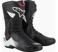 Alpinestars SMX-6 V3 Graphic Bottes de moto, noir-blanc, taille 37 pour homme