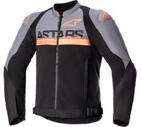 Alpinestars SMX Air, veste en textile M Noir/Gris/Orange Néon Noir/Gris/Orange Néon