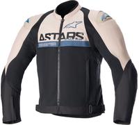 Alpinestars SMX Air Veste textile de moto perforée, noir-beige, taille L pour homme