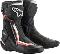 Alpinestars SMX Plus V2, bottes 43 EU Noir/Blanc/Rouge Néon Noir/Blanc/Rouge Néon