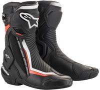 Bottes Moto Alpinestars SMX Plus V2 Noir/Blanc/Rouge Fluo38 Noir,Blanc,Rouge Fluo