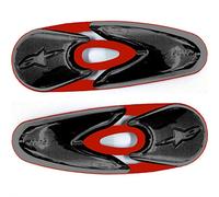 Alpinestars Curseur de botte d'orteil SMX-R / Supertech R Rouge/Noir Taille unique