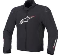 Alpinestars SMX Veste textile de moto imperméable, noir-blanc-rouge, taille 2XL pour homme