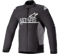 Alpinestars SMX Veste textile de moto imperméable, noir/gris, Taille L