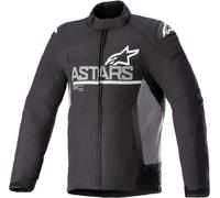 Alpinestars SMX Veste textile de moto imperméable, noir-gris, taille S pour homme