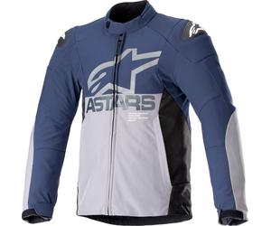 Alpinestars SMX, veste textile imperméable L Bleu Foncé/Gris Bleu Foncé/Gris
