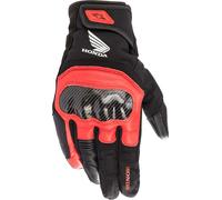 Alpinestars Honda SMX Z Drystar Gants de moto, noir-rouge, taille M pour homme