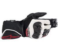 Alpinestars SP-8 Air Gants de moto, Noir/Blanc/Rouge, Taille M