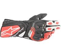 Alpinestars SP-8 V3 Gants de moto, noir-blanc-rouge, taille XL pour homme