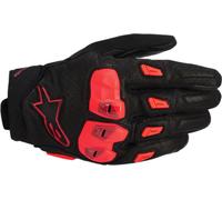 Alpinestars Sp X 7 Gants de moto perforés, Noir/Rouge néon, Taille M