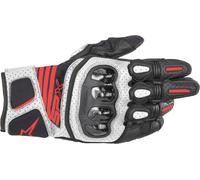 Alpinestars SP X Air Carbon V2 Gants de moto, noir-blanc-rouge, taille L pour homme