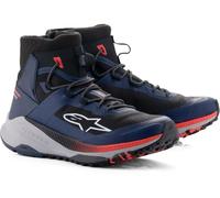 Alpinestars Speedforce XR Chaussures de moto, noir-rouge-bleu, taille 44 pour homme