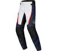 Alpinestars ST-1 Pantalon textile de moto imperméable, noir-rouge-bleu, taille 4XL pour homme