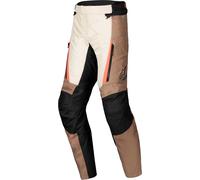 Alpinestars ST-1, pantalon textile imperméable 4XL Marron Clair/Beige/Noir/Rouge Néon Marron Clair/Beige/Noir/Rouge Néon