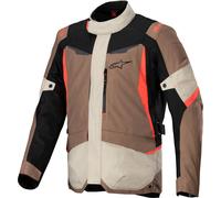 Alpinestars ST-1 Veste textile de moto imperméable, noir-brun, taille S pour homme
