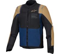 Alpinestars ST-2 Air Blouson textile de moto, Kaki/Bleu marine, Taille S