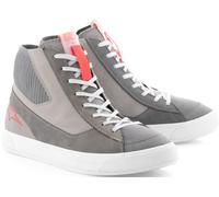 Alpinestars Stated Chaussures de moto, Gris clair/rouge, Taille 12 (45,5)