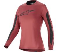 Alpinestars Stella A-Dura Dri Astar Maillot de vélo à manches longues pour femme, rouge, taille XL pour femmes