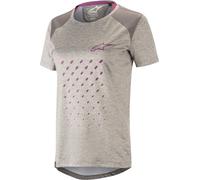 Alpinestars Stella Alps 6.0 Maillot de vélo SS Ladies, gris, taille S pour femmes