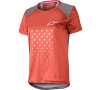 Alpinestars Stella Alps 6.0 Maillot de vélo SS Ladies, Rouge, Taille XL