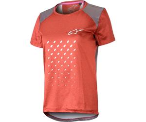 Alpinestars Stella Alps 6.0 Maillot de vélo SS Ladies, Rouge, Taille XL