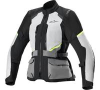 Alpinestars Stella Andes Air Drystar® imperméable dames moto textile veste, noir/gris, Taille L