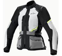 Alpinestars Stella Andes Air, veste textile Drystar femmes L Gris Clair/Gris Foncé/Noir/Jaune Néon Gris Clair/Gris Foncé/Noir/Jaune Néon