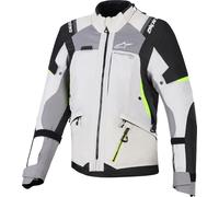 Alpinestars Stella Andes V4, veste textile Drystar femmes L Gris/Gris Foncé/Jaune Néon Gris/Gris Foncé/Jaune Néon