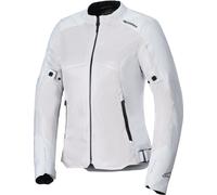 Alpinestars Stella C-1 Air Veste textile de moto pour femmes, Argent, Taille S
