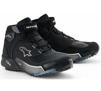 Alpinestars Stella CR-X Drystar Chaussures de moto pour dames, noir-gris-blanc, taille 39 pour femmes
