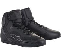 Alpinestars Stella Faster-3 Rideknit Chaussures de moto dames, noir/gris foncé, Taille 36