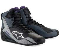 Alpinestars Stella Faster 4, chaussures femmes 6 US Noir/Gris/Gris Clair/Mauve Noir/Gris/Gris Clair/Mauve