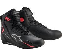 Alpinestars Stella Faster 4 Drystar imperméable Chaussures de moto pour femmes, Noir/Gris/Rose, Taille 10 (42,5)