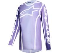 Alpinestars Stella Fluid Apex, maillot femme L Violet/Blanc Violet/Blanc