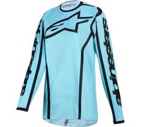 Alpinestars Stella Fluid Apex, maillot femme XL Turquoise/Noir Turquoise/Noir