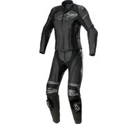 Alpinestars Combinaison en cuir Stella GP Plus 2 pièces femme Noir/Gris métallisé Taille 40
