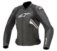 alpinestars Stella GP Plus R V3 Veste en cuir (IT46) Noir/Blanc 42 femme