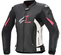 Alpinestars Blouson moto femme Stella GP Plus V4 Noir/Blanc/Rose Diva50