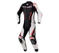 Alpinestars Combinaison en cuir 2 pièces Stella GP-R7 Femme Noir/Blanc/Rouge Néon Taille 44