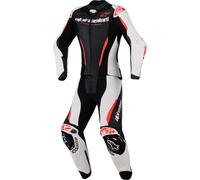 Alpinestars Combinaison en cuir 2 pièces Stella GP-R7 Femme Noir/Blanc/Rouge Néon Taille 44