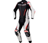 Alpinestars Combinaison en cuir 2 pièces Stella GP-R7 Femme Noir/Blanc/Rouge Néon Taille 44